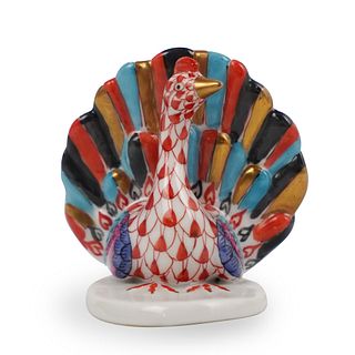 Herend Porcelain Turkey Figurine