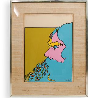 Peter Max "Bluebeard" Signed Serigraph