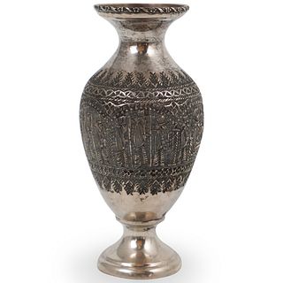 Persian Silver Hand Miniature Vase