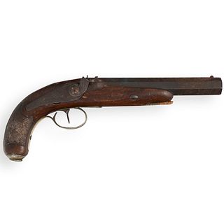 Belgian E.L.G. Flintlock 19th Ct. Pistol