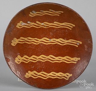 Pennsylvania redware charger