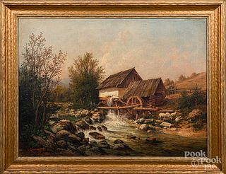 Leopold Graninger oil on canvas landscape