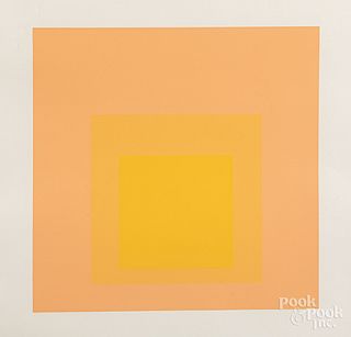 Josef Albers serigraph, Homage to the Square