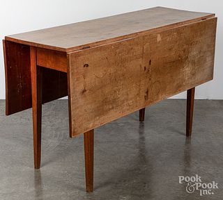 New England maple and birch drop-leaf table