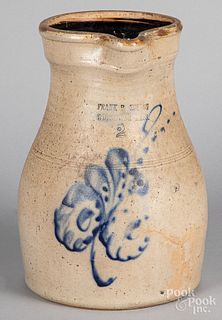 Two-gallon stoneware pitcher, 19th c.