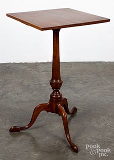 Federal cherry candlestand, ca. 1800