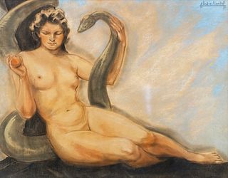 Pierre Abadie-Landel, Eve and the Serpent