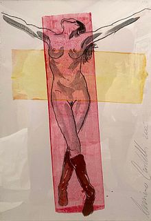Luciano Castelli, Untitled (Crucified Woman), 2003