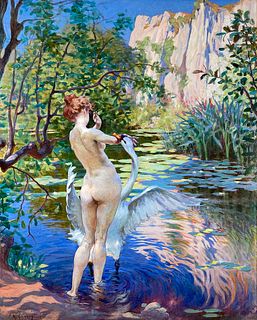 Adolphe Gumery, Leda and the Swan