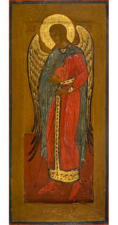 19th Century, A Russian Icon of the Archangel Gabriel