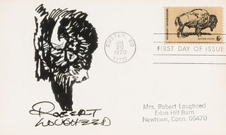 Robert Lougheed | First Day Cover with Buffalo