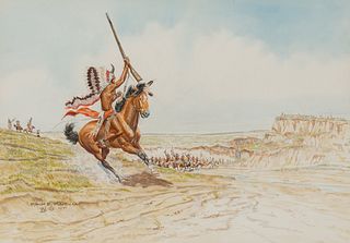 Byron Wolfe | The Charge and Death of Roman Nose, War Chief