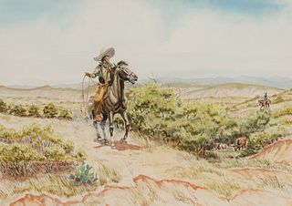Byron Wolfe | Vaqueros Working the Brush