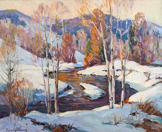 Frank Vavra
(American, 1892-1967)
Winter, Near My House in Insmont, Colorado