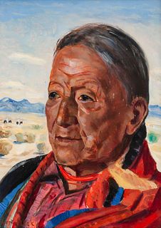 Joseph Fleck
(American, 1892-1977)
Indian Portrait