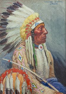 Joseph Scheuerle 
(1873-1948)
Yellow Brow Crow, 1938