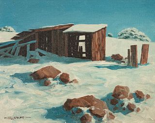 Gary Niblett
(American, b. 1943)
Winter Shack, 1932