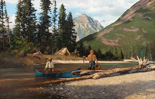Brett James Smith
(American, b. 1958)
Camp Fisherman