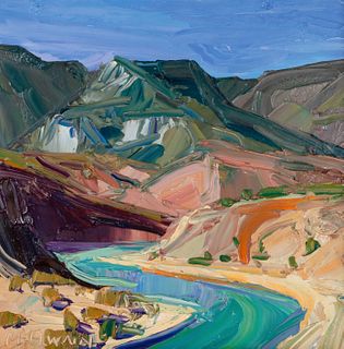 Louisa McElwain
(American, 1953-2013)
Desert River Bend