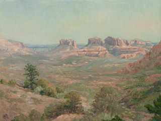 Mary Agnes Yerkes
(American, 1886-1989)
Red Rock Country, near Sedona, Arizona, 1961
