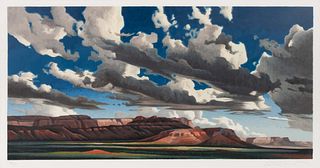 Ed Mell 
(American, b. 1942)
Vermilion Cliffs, edition 18/200 
