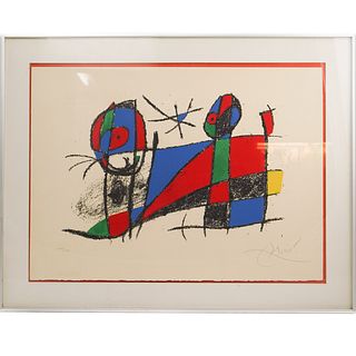 Joan Miro (Catalonia,1893-1983) Signed Lithograph