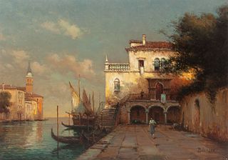 Antoine Bouvard
(French, 1870-1956)
Venetian Scene