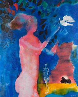 Paul Guiramand 
(French, 1926-2008)
Untitled (Femmes dans le paysage)