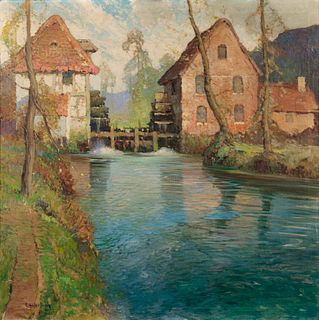 George Ames Aldrich
(American, 1872-1941)
River Scene