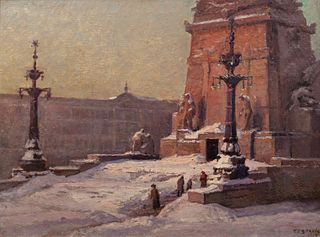 Theodore Clement Steele
(American, 1847-1926)
Soldiers' and Sailors' Monument of Indianapolis, 1917