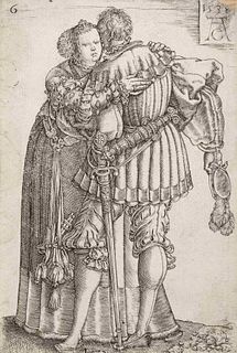 Heinrich Aldegrever
(German, 1502-ca. 1561)
Wedding Dancers (one plate), 1538