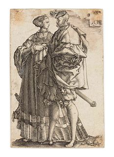 Heinrich Aldegrever
(German, 1502-ca. 1561)
Wedding Dancers (four plates, various sizes), 1538