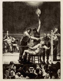 George Bellows
(American, 1882-1925)
Between Rounds, 2nd stone, 1916