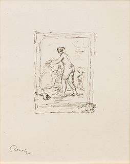 Pierre-August Renoir
(French, 1841-1919)
Femme au cep de vigne, Variation 2, 1904
