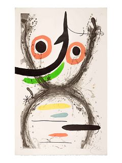 Joan Miro
(Spanish, 1893-1983)
Prise a  l'hamecon, 1969