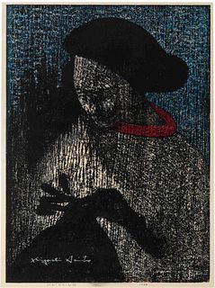 Kiyoshi Saito
(Japanese, 1907-1997)
Knitting, 1966