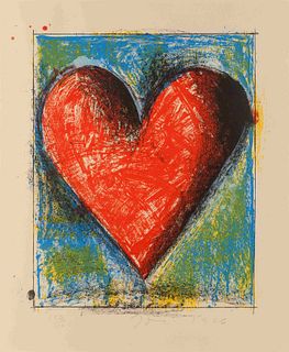 Jim Dine
(American, b. 1935)
Carnegie Hall Heart , 1986