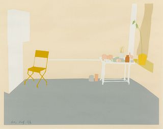 Alex Katz
(American, b. 1927)
Gray Interior, 1967-1968