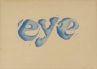 Ed Ruscha
(American, b. 1937)
Eye, 1969