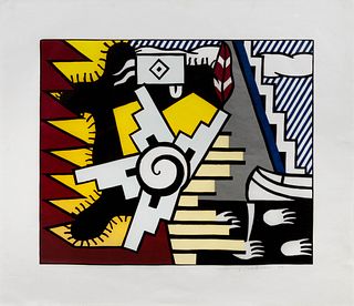 Roy Lichtenstein
(American, 1923-1997)
American Indian Theme II, 1980