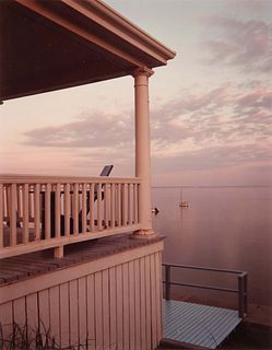 Joel Meyerowitz
(American, b. 1938)
Bay/Sky/Porch (complete with burgundy linen clamshell portfolio case with gilt title), 1979