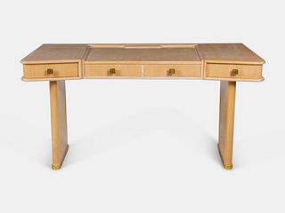 Manner of Andre Arbus, France, Early 20th Century, Art Deco Four Drawer Desk