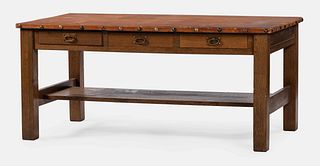 Gustav Stickley, Attribution, American, Early 20th Century, An Arts and Crafts Library Table
