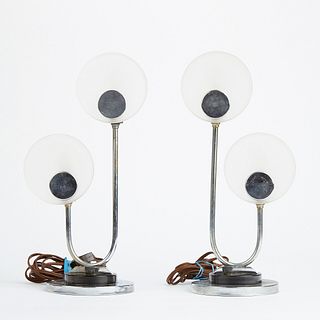 Pair of Leviton Art Deco Accent Lamps