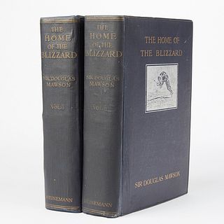 Sir Douglas Mawson "The Home of the Blizzard" Signed