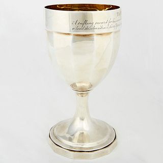 1818 George III Sterling Presentation Cup for Plumbago
