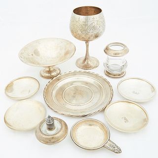 Grp: 14 Pieces of Sterling Silver