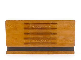 Signed Louis Majorelle Art Deco Cerused Oak Sideboard, 1920s