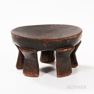 African Wood Stool
