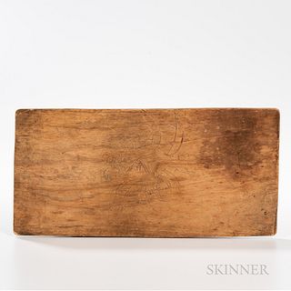Chippewa Carved Wood Memory Board